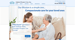 Desktop Screenshot of admiralhospicecare.com